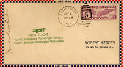 US 1930 1st Flight Cover with C12 Signed by Amelia Earhart