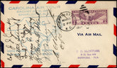 US 1931 Charlotte Air Tour Cover with C12 Signed by Col. J. J. Grady and 6 Others
