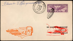 US 1931 National Air Race Cover with C12 Signed by Florence Klingensmith, Pioneering Aviator