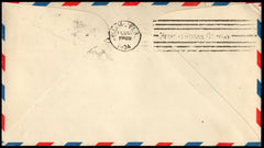 US 1934 First Flight on UC7 from Richmond VA Signed by Pilot Curtis LeMay
