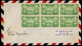 US 1936 Airmail Cover with #785 Signed by Aviator Dick Merrill.