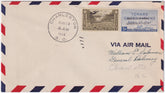 US 1946 First Flight Charleston, SC to Charlotte, NC on Airmail Cover with #928, 934