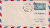 US 1949 First Flight Seattle, WA to Suva, Fiji on Airmail Cover with C36