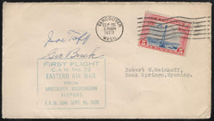 US 1929 1st Flight from Vancouver with C11, Signed by Pilots, J. Taft, G. Buck