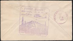 US 1929 1st Flight from Vancouver with C11, Signed by Pilots, J. Taft, G. Buck