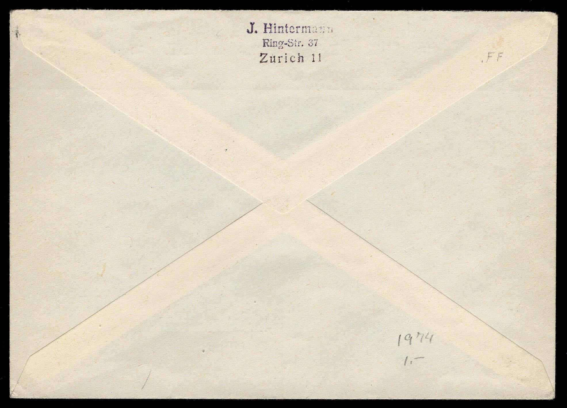 Switzerland 1940 #B110-111 FDC XF Cacheted Cover Sent to Thurgau