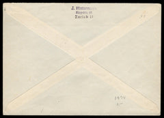 Switzerland 1940 #B110-111 FDC XF Cacheted Cover Sent to Thurgau