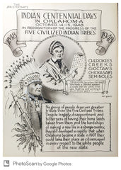 US The Aristocrat Artwork 1948 #972 Indian Centennial