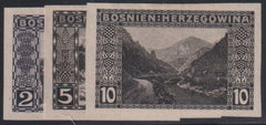 Bosnia And Herzegovina #31,33,35 Mint