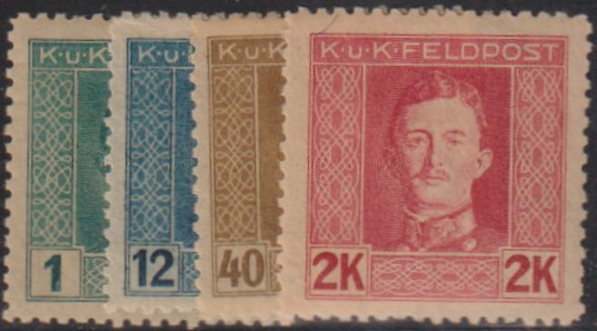 Austria #M49a,55a,60a,65a Hinged