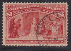 US Early Commemoratives #241 Used