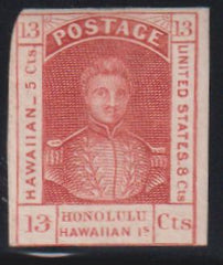 US Possessions - Hawaii #6 Mint\LH F