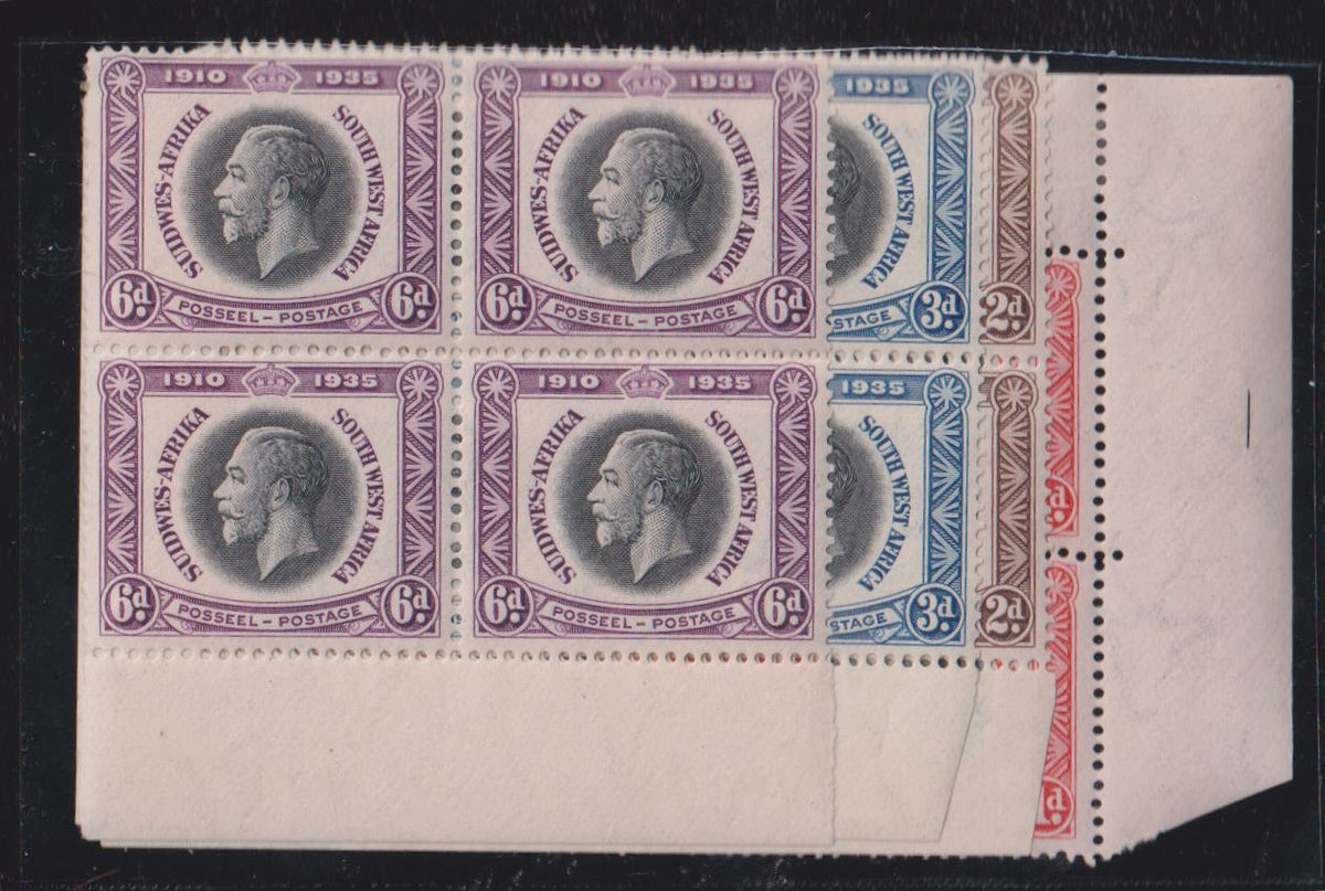 British Area N- Z - Southwest Africa #121-24 NH F - VF