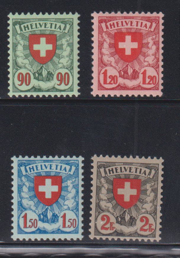 Switzerland #200a-3a Mint\NH F - VF