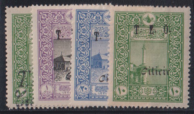 French Colonies and French Area - Cilicia #71//80 Mint\Hinged F - VF
