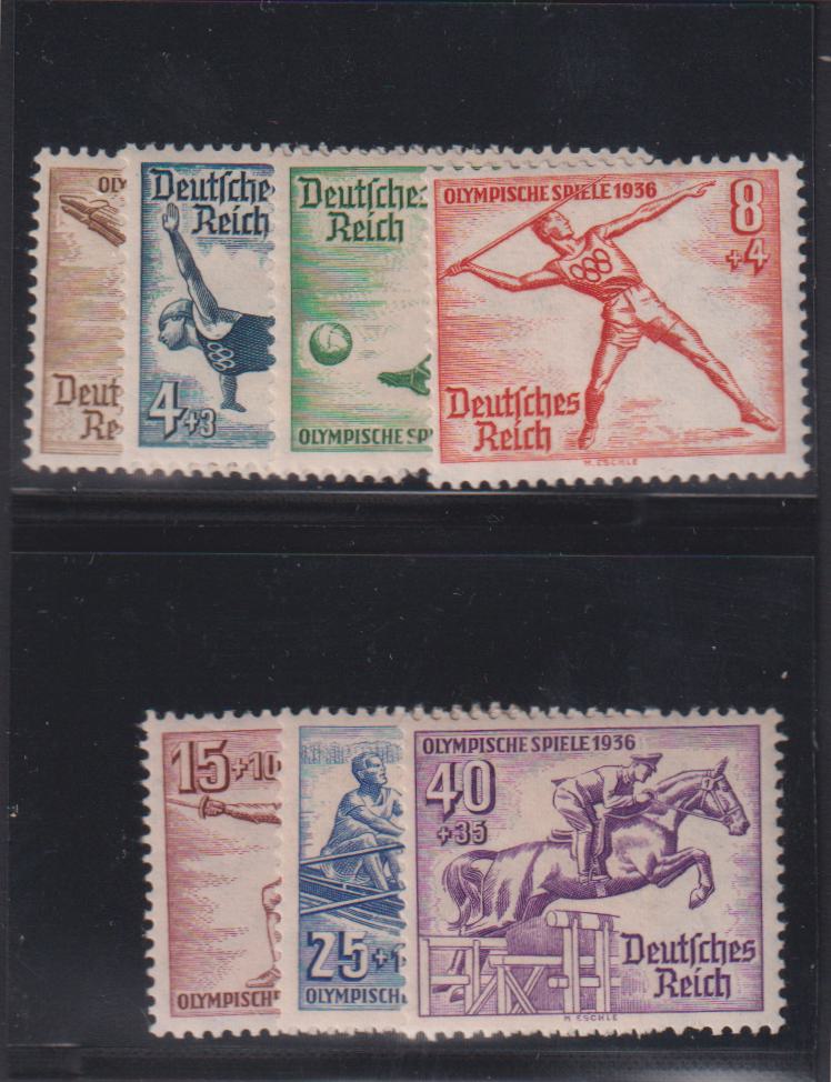 Germany #B82//89 Mint\NH F - VF