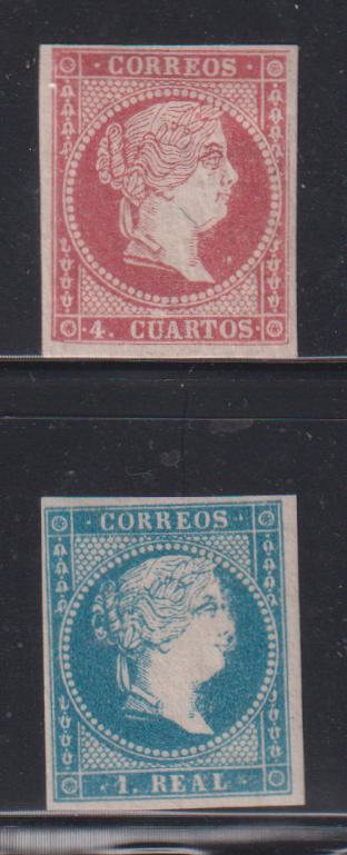Spain #45-46 Mint\Hinged VF