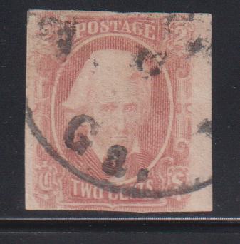 US Confederates #8 Used F - VF