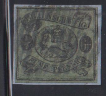 German Colonies - Brunswick #6 Used F