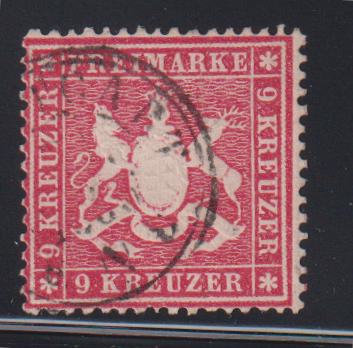 German Colonies - Wurtemburg #Mi19xa AVE - F