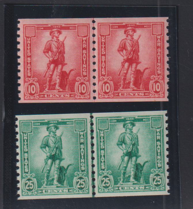 US Savings Stamps #WS12-13 Mint\NH VF