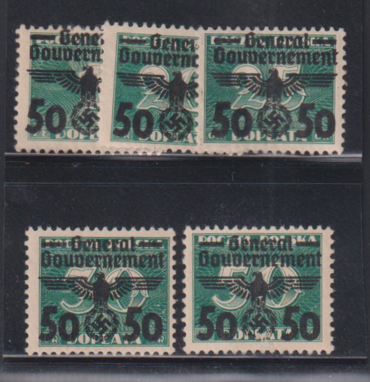 Poland #N51-5 Mint\Hinged F - VF