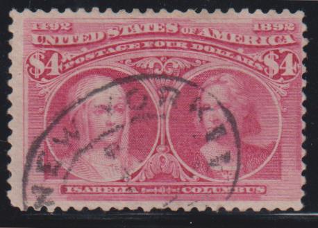 US Early Commemoratives #244 Used Just F