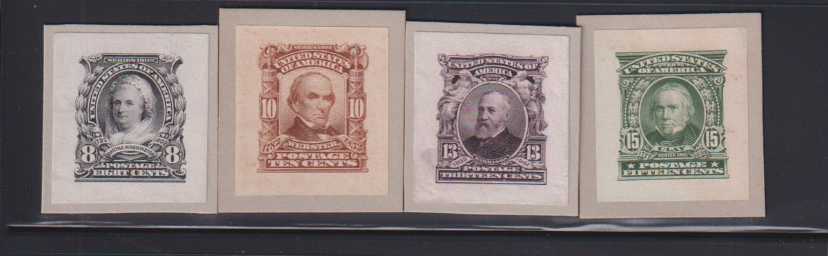 US Essays and Proofs #306P2-9P2 Mint XF