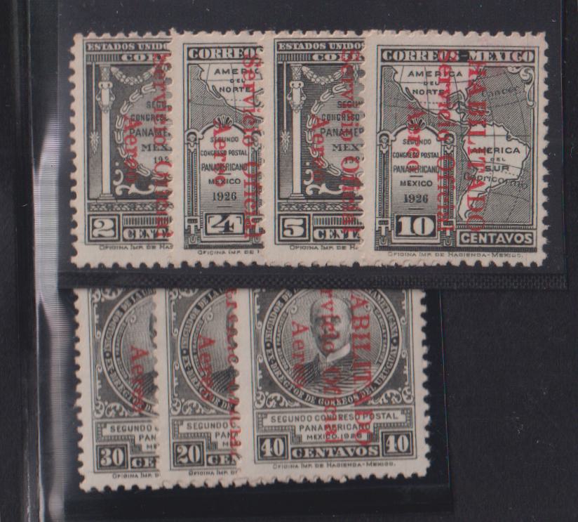 Countries A - M - Mexico #CO3-9 Mint\Hinged F - VF
