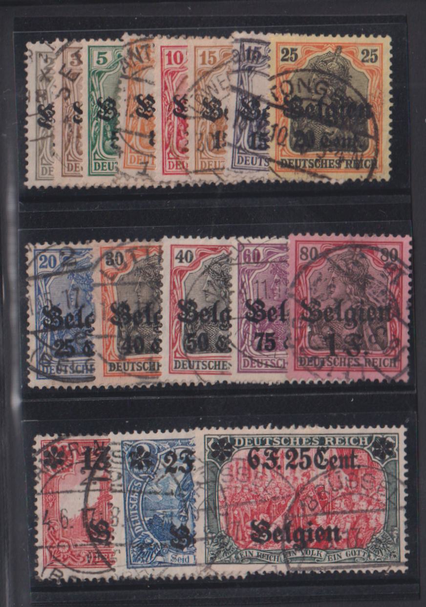 German Occupation - Belgium #N10-25 Used VF