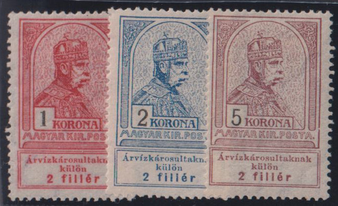 Hungary #B15-17 Mint\LH