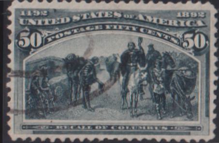 US Early Commemoratives #240 Used F - VF