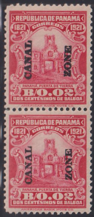 US Possessions - Canal Zone #61/61b Mint\LH/NH VF