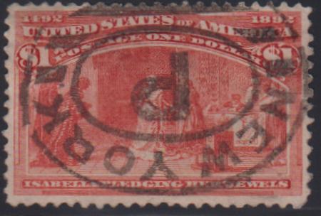 US Early Commemoratives #241 Used VF - XF