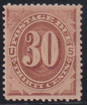 US Postage Dues #J6 Mint\Hinged F - VF