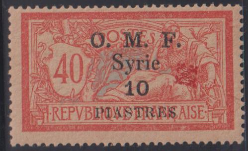 French Colonies and French Area - Syria #78 Mint