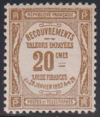 France #J48 Mint\NH F - VF