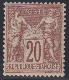 France #70 Mint\NH F - VF