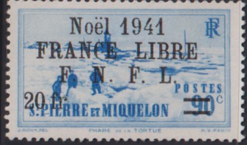 British Area N- Z - St Pierre and Miquelon #299 LH VF
