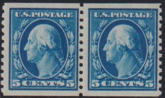 US Washington - Franklin #447 LH F+