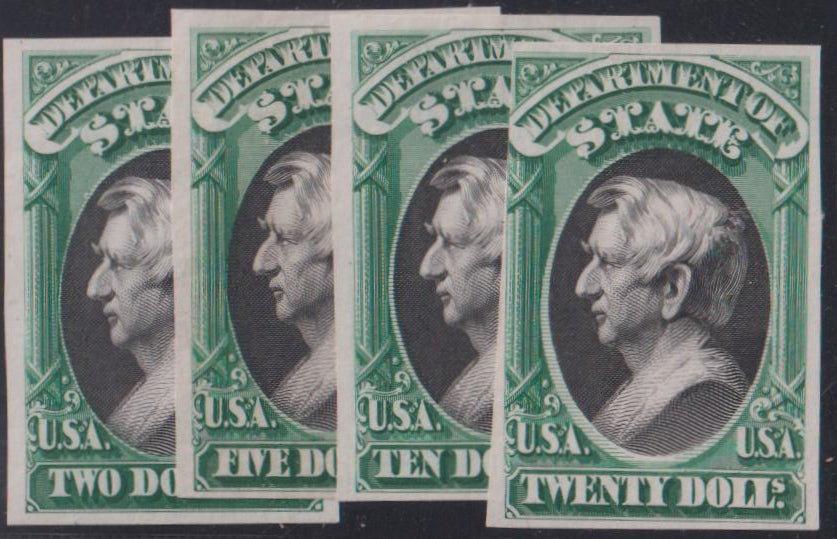 US Essays and Proofs #O68-17P3 Mint\NH F - VF