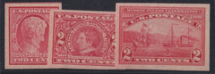 US Early Commemoratives #368,71,73 Mint VF - XF+