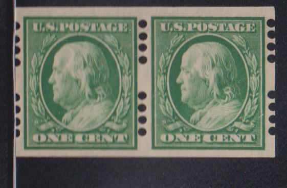 US Vending Machine Perforations #383FAR4B4 Mint VF