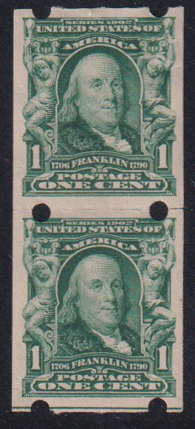 US Vending Machine Perforations #314BR II Mint\LH F - VF