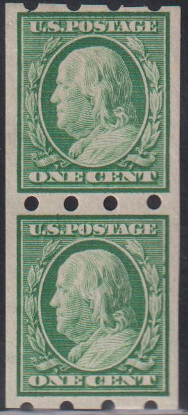 US Vending Machine Perforations #343BR I Mint\Hinged VF - XF