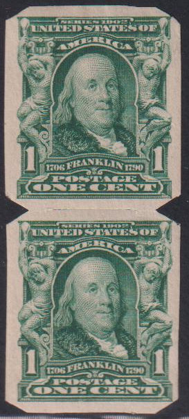 US Vending Machine Perforations #314AV I Mint\Hinged VF