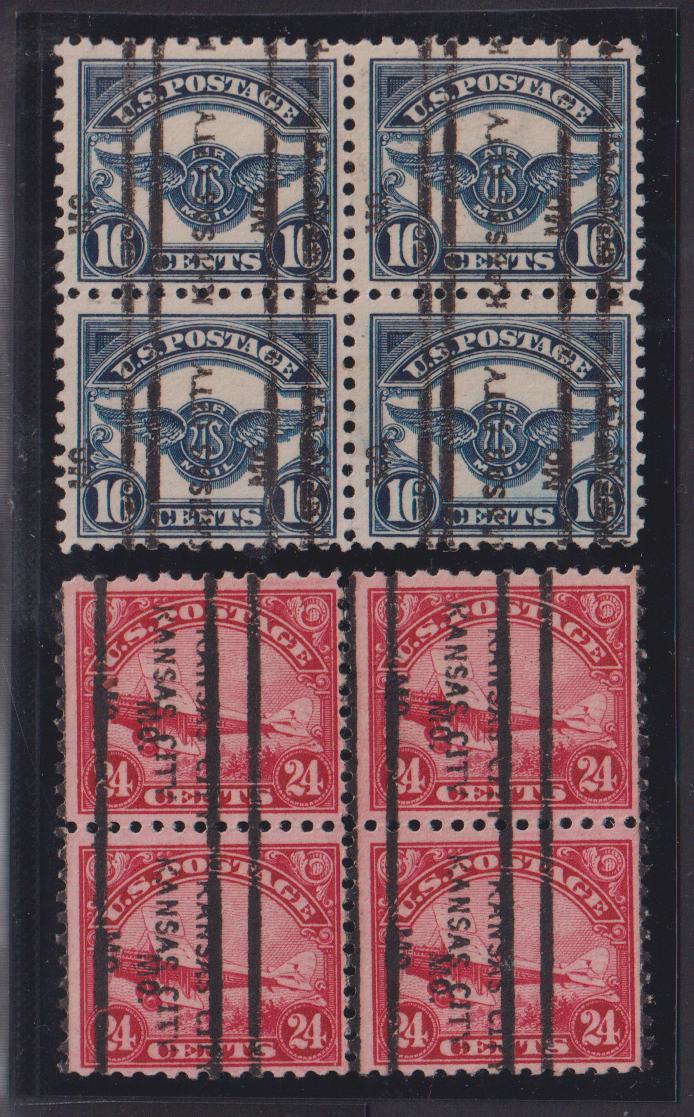US Airmails #C5-6 Used