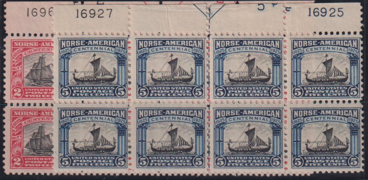 US Early Commemoratives #620-21 Mint\LH