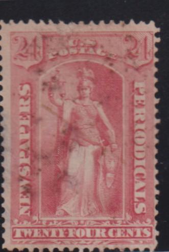 US Newspaper Stamps #PR17 Used