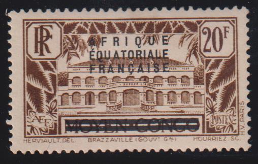 French Colonies and French Area - Eq Africa #26 Mint\Hinged